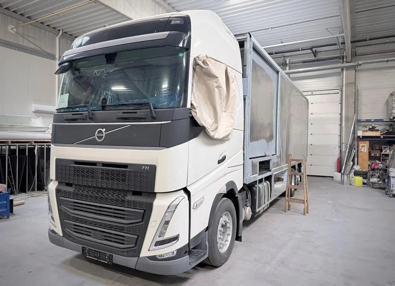 An EQ horsebox chassis in prep