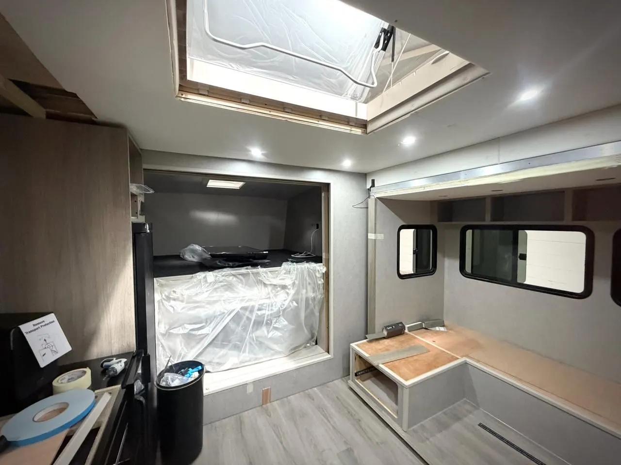An EQ horsebox in build